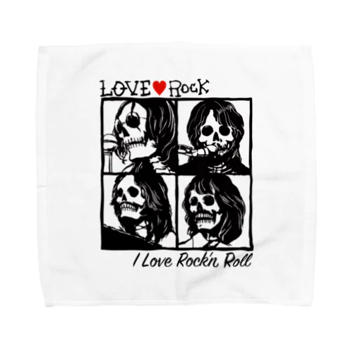 LOVE ROCK Towel Handkerchief