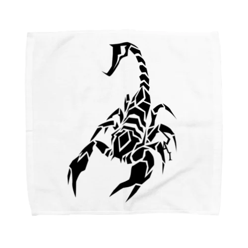 蠍・SAI／ブラックB Towel Handkerchief