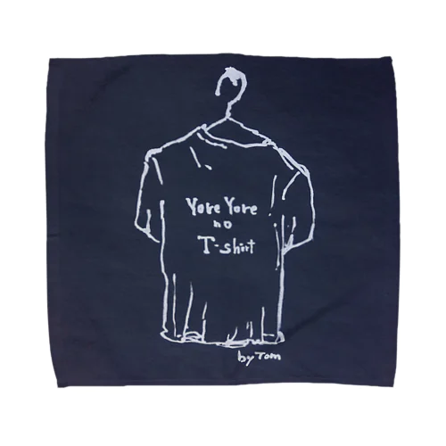 YoreYore no T-shirtのロゴくん Towel Handkerchief