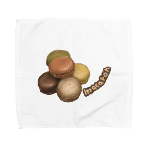 マカロン（オイルパステル） Towel Handkerchief