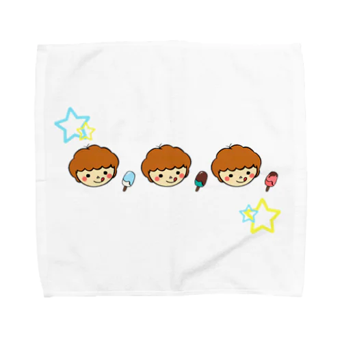 オリジナルイラスト1のよくばりグッズ Towel Handkerchief