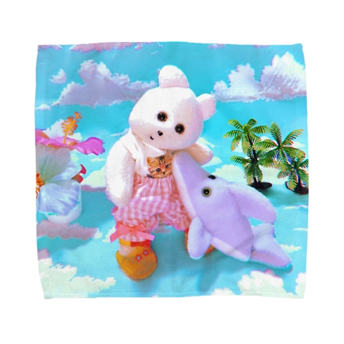 くまきちの夏休み Towel Handkerchief