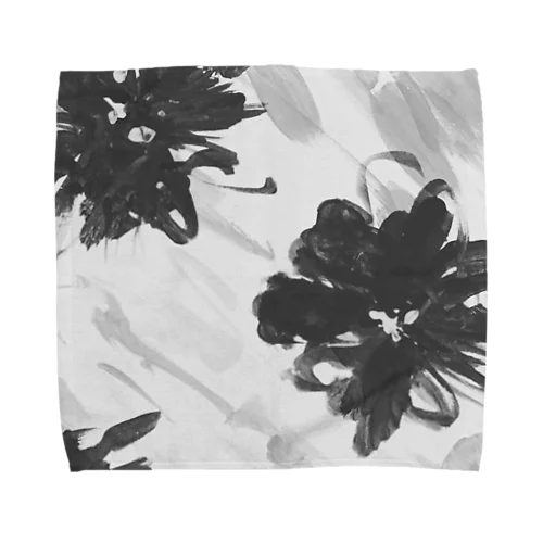 pattern Flower Towel Handkerchief