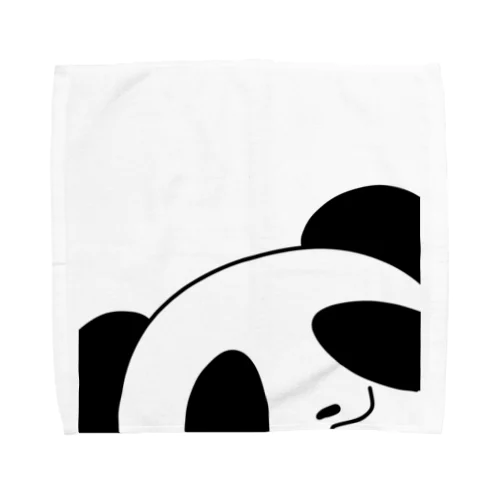 右下からぱんだんだー Towel Handkerchief