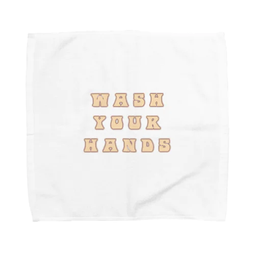 WASH YOUR HANDS🙌🏻 タオルハンカチ