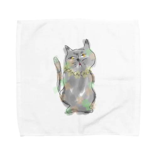 cat※necklace Towel Handkerchief