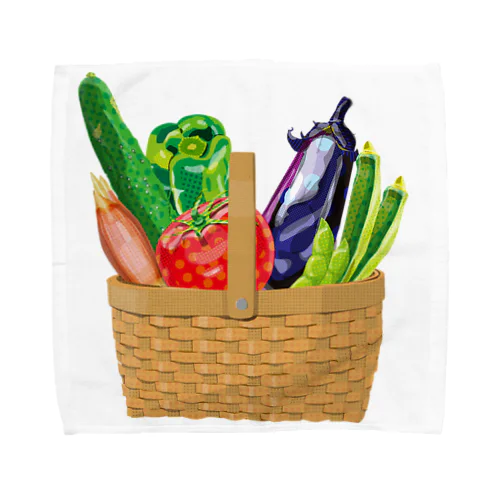 野菜もりもり Towel Handkerchief