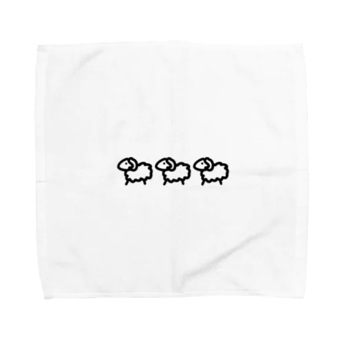 お昼寝で出てくるひつじさん Towel Handkerchief