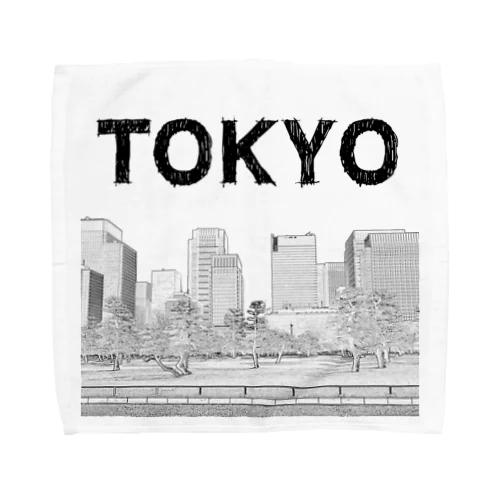 The City 東京摩天楼 Towel Handkerchief