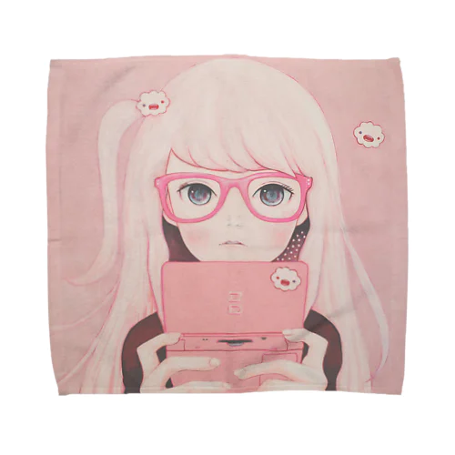 Gamegirl Girl Towel Handkerchief