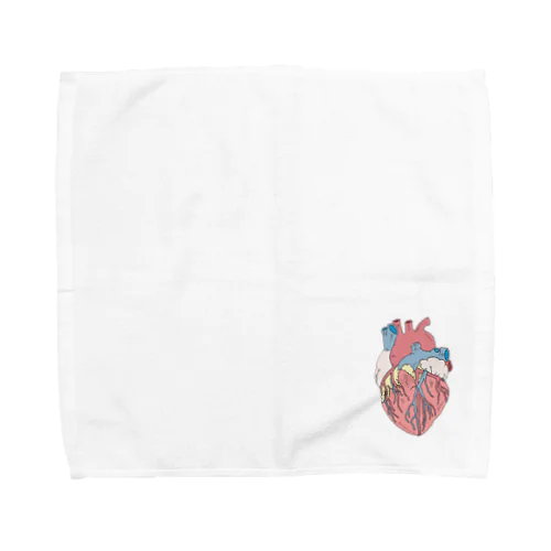 心臓　内臓　Heart　NO.18 Towel Handkerchief