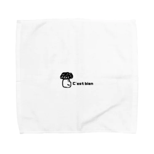 モジャくん　フランス語に挑戦 Towel Handkerchief