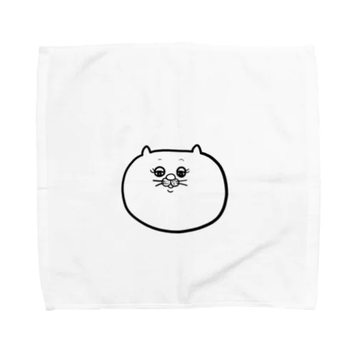 しろくろちゃん Towel Handkerchief