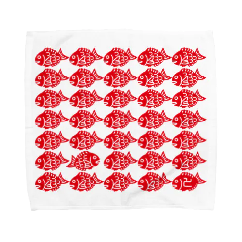 鯛いっぱい Towel Handkerchief
