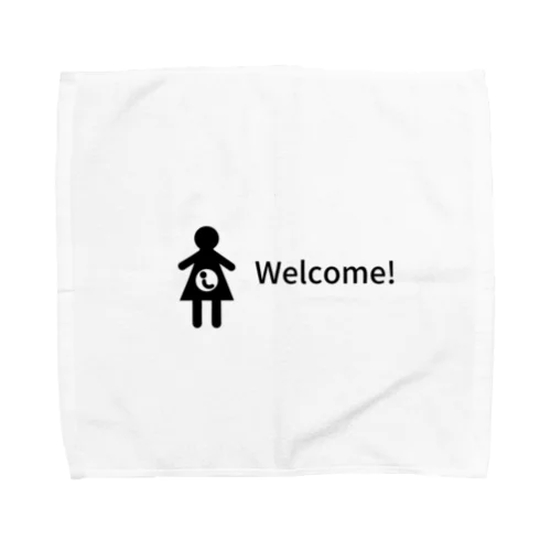 Happy new baby -Welcome- Towel Handkerchief