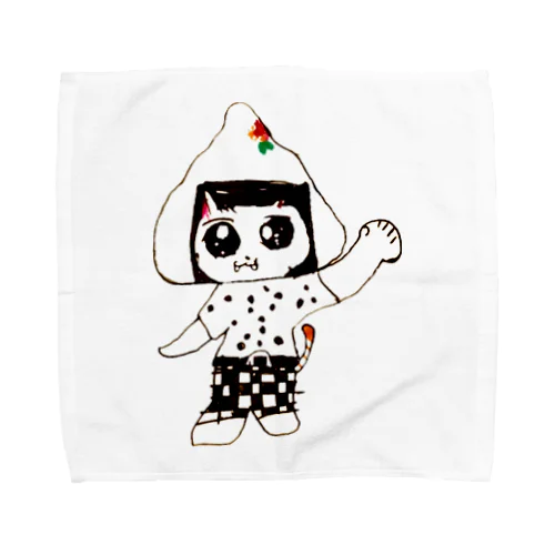 おににゃん Towel Handkerchief