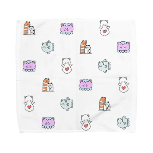 にゃんこ Towel Handkerchief