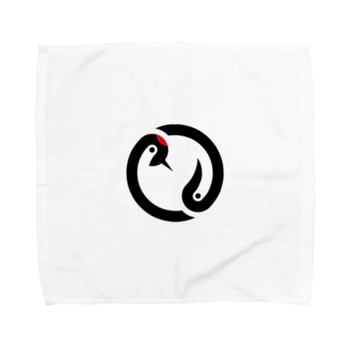 ツルカメ白 Towel Handkerchief