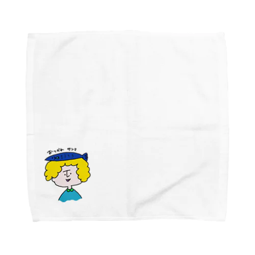 おつかれサンマ Towel Handkerchief