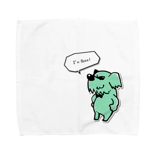 相棒犬ボス Towel Handkerchief