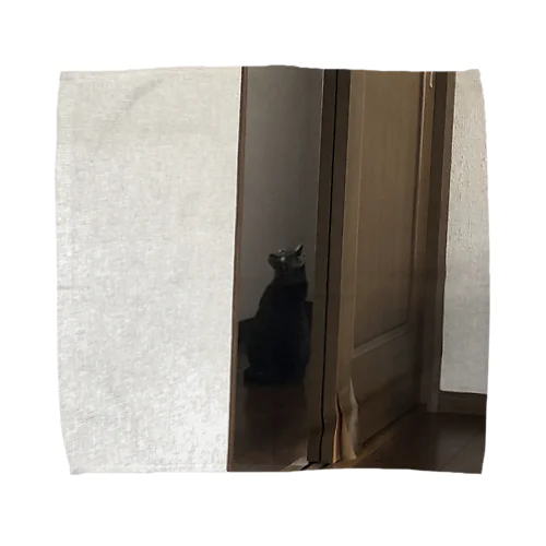 外でたいneko Towel Handkerchief