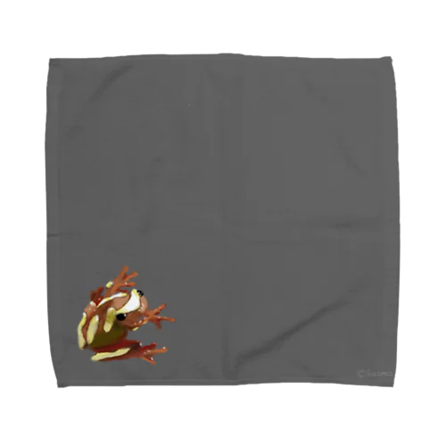 フチドリアマガエル Towel Handkerchief