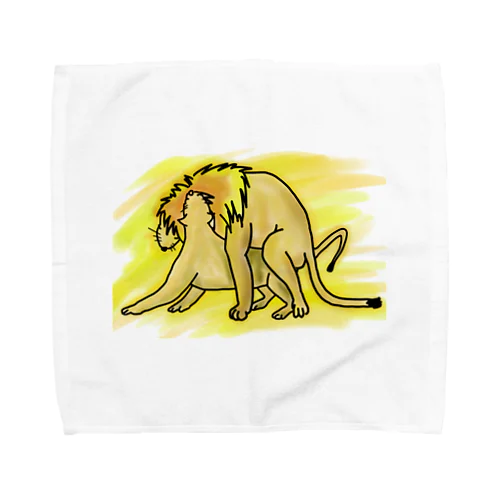 Love・ライオン Towel Handkerchief