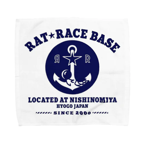 ＲＡＴ、★ＲＡＣＥ　ＢＡＳＥ　海 タオルハンカチ