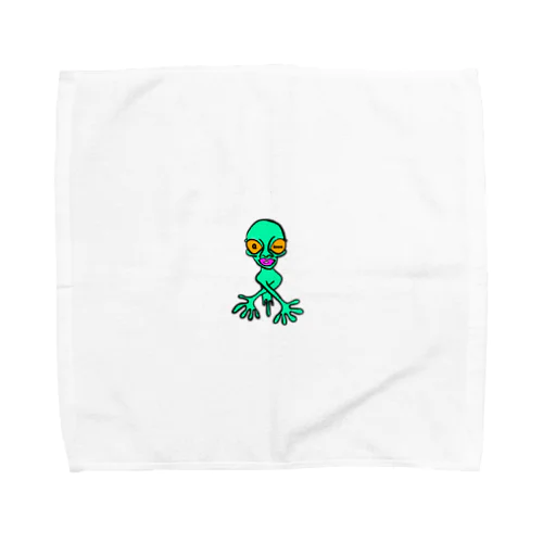 Qanon 宇宙人 Towel Handkerchief