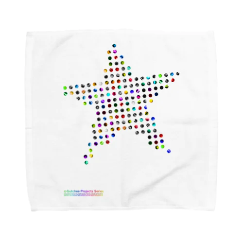 Circular dot star_tsc02 Towel Handkerchief