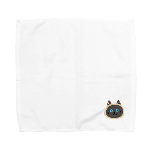 シャム猫シャムシャム Towel Handkerchief