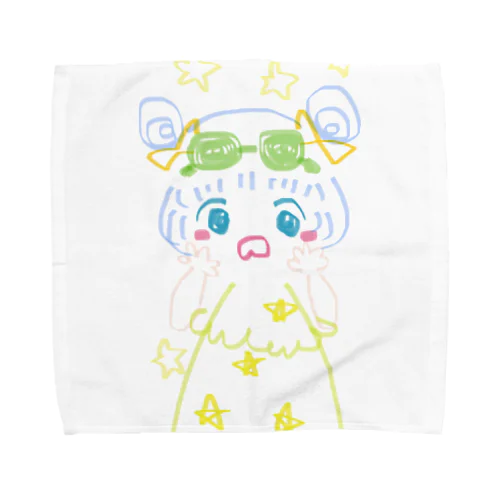 びっくりスター少女 Towel Handkerchief