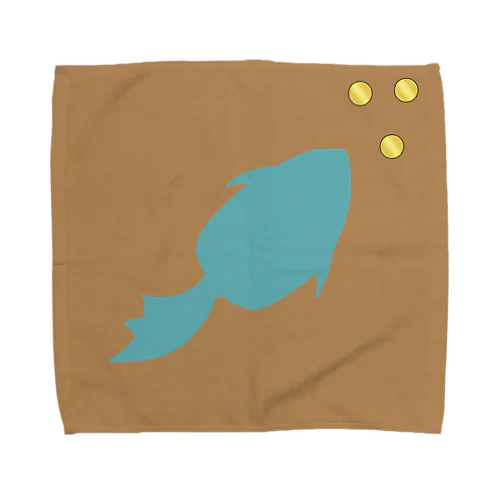 金魚の餌やり Towel Handkerchief