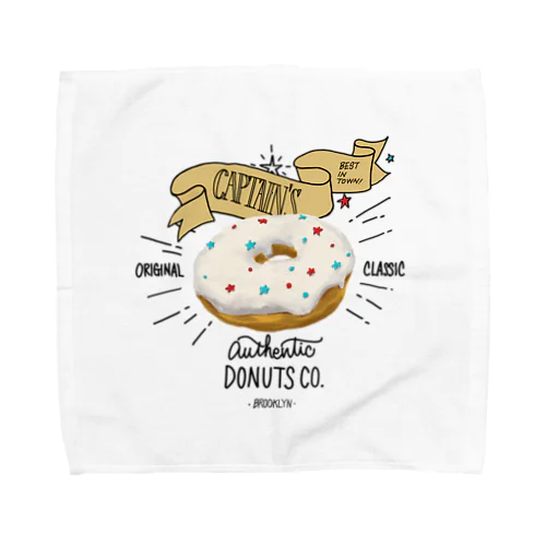 CAPTAIN'S DONUTS Towel Handkerchief