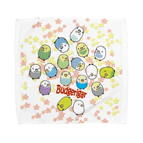 密セキセイインコ Towel Handkerchief