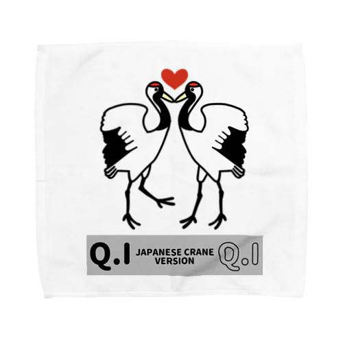 【Q.Iシリーズ】タンチョウ鶴 Towel Handkerchief