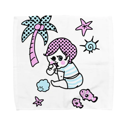 海赤ちゃん Towel Handkerchief