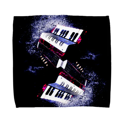 Toy accordion  Towel Handkerchief