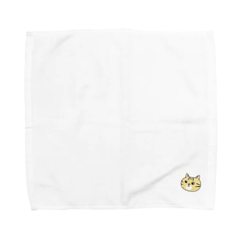 まんまる猫 ぽぽ Towel Handkerchief