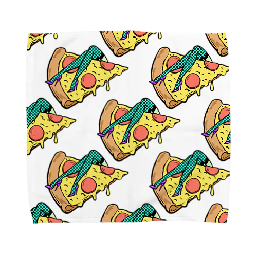 欲望のピザ🍕　GUILTY PLEASURE PIZZA AO TRANSPARENCY Towel Handkerchief