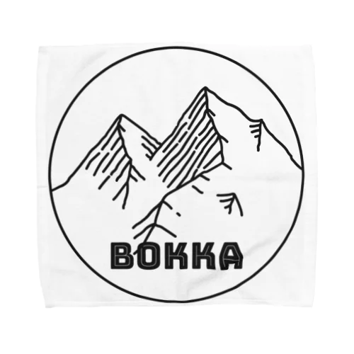 合同会社BOKKAロゴ タオルハンカチ