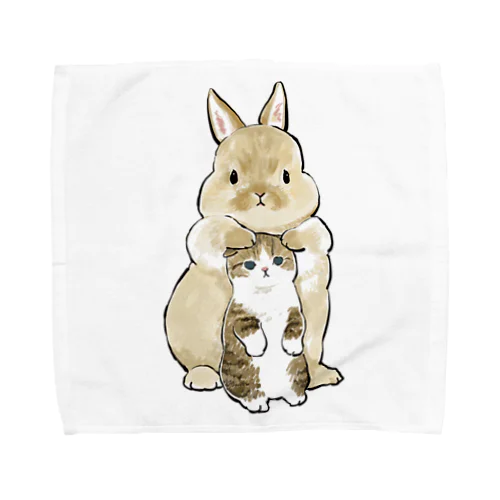 ちっこいねこ Towel Handkerchief