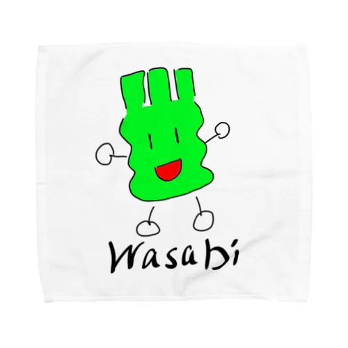 デカわさびくん Towel Handkerchief