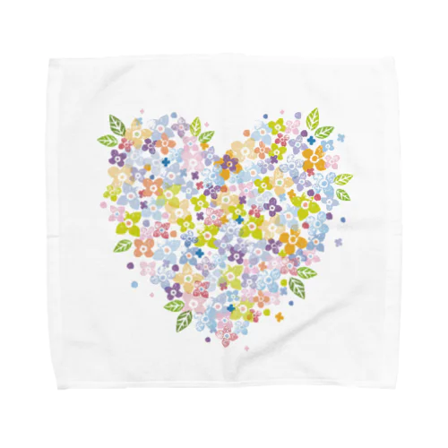 Floral Heart♡ Towel Handkerchief