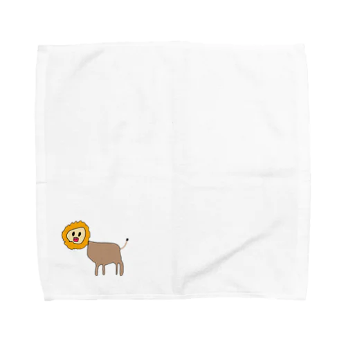 おす画伯のらいおん Towel Handkerchief