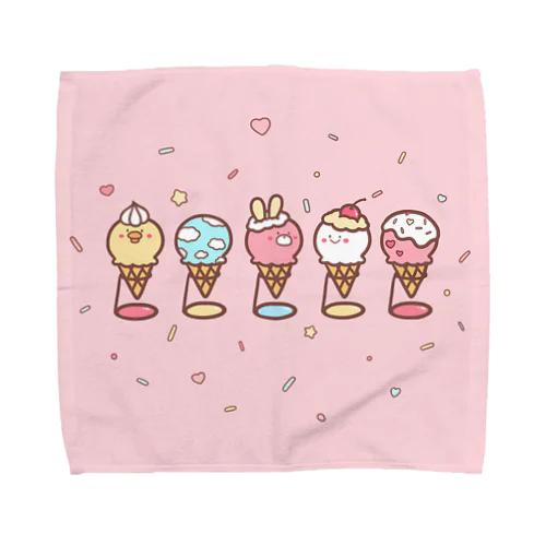 アイスクリームＳＨＯＰ♡ Towel Handkerchief