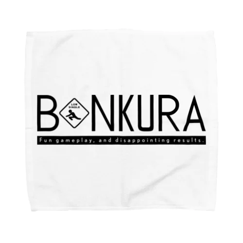 BONKURA TYPO BLK Towel Handkerchief
