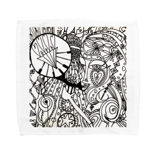 トランペットガール Towel Handkerchief