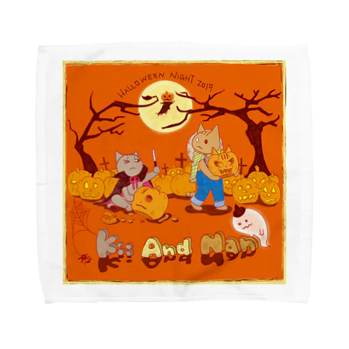 Nan and Kii ハロウィン2019 Towel Handkerchief