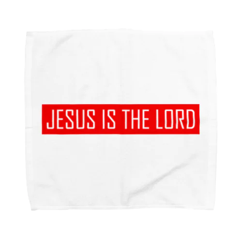 JESUS IS THE LORD （赤） Towel Handkerchief